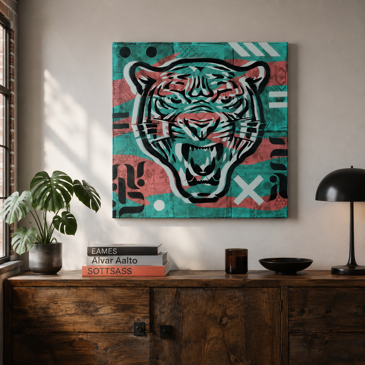 Tiger Style - Pink and Green