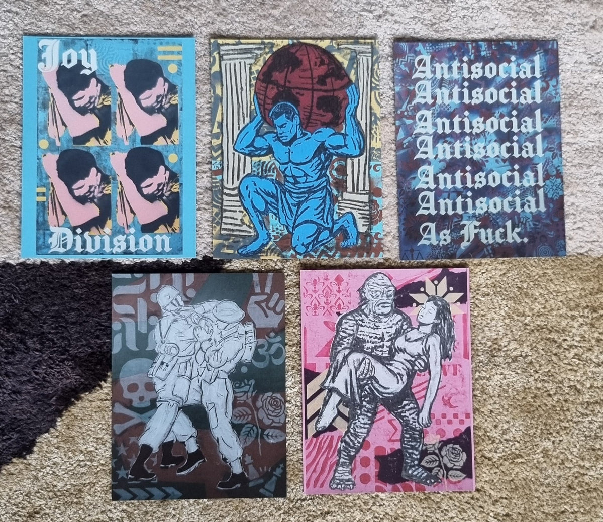 Set of 5 Art Magnets – Adam Adshead