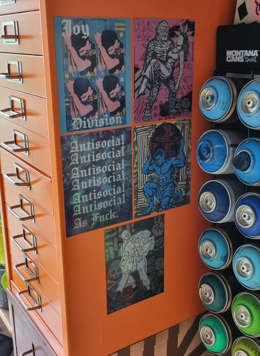 Set of 5 Art Magnets – Adam Adshead